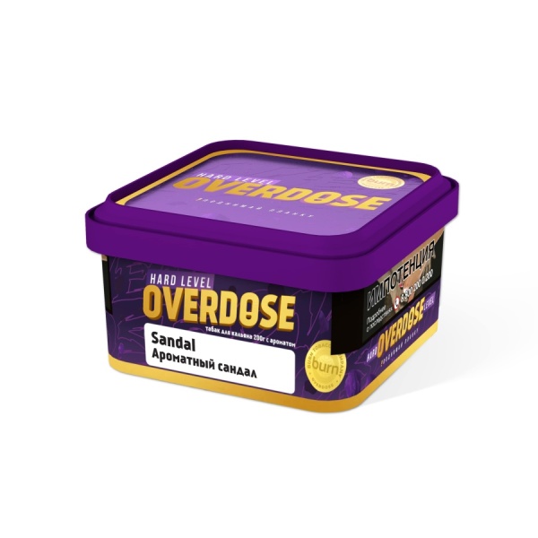 Overdose Sandal (Ароматный сандал), 200 гр