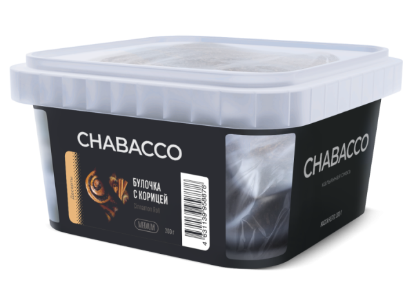 Chabacco Medium Cinnamon Roll (Булочка с корицей), 200 гр