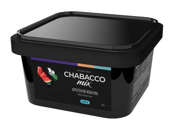 Chabacco Mix Watermelon Gum (Арбузная жвачка), 200 гр