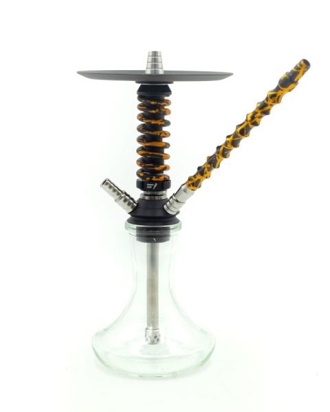 Кальян Coilovers Micro Анодированный Черный/Золотой